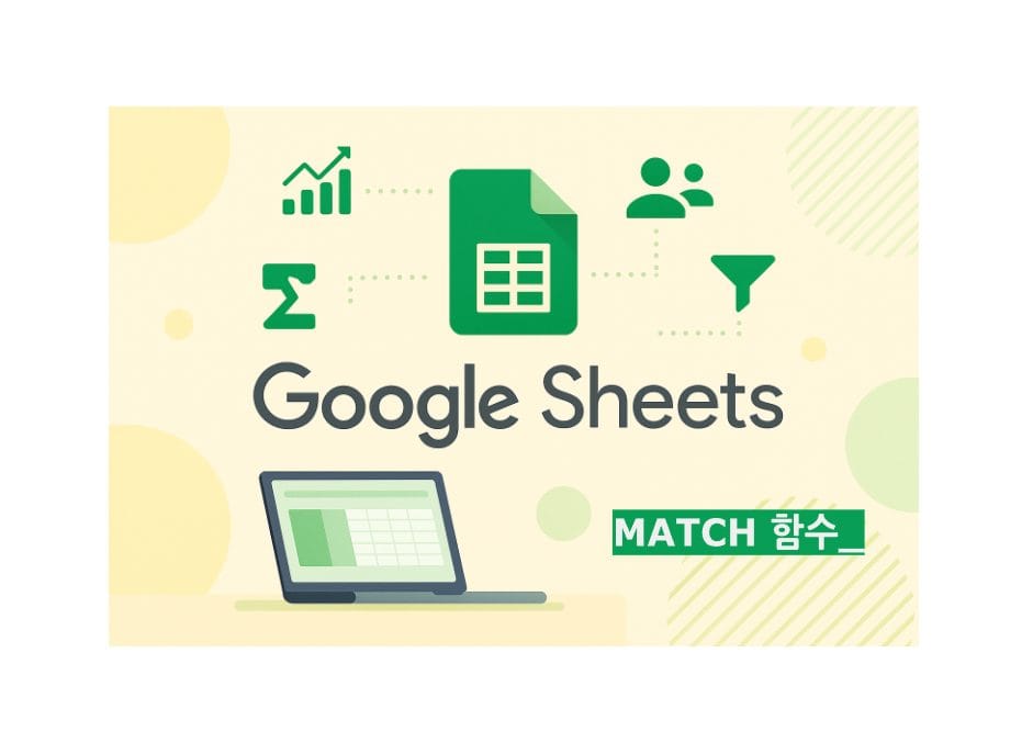 MATCH 함수 구글 스프레드시트, 업무 자동화 006
